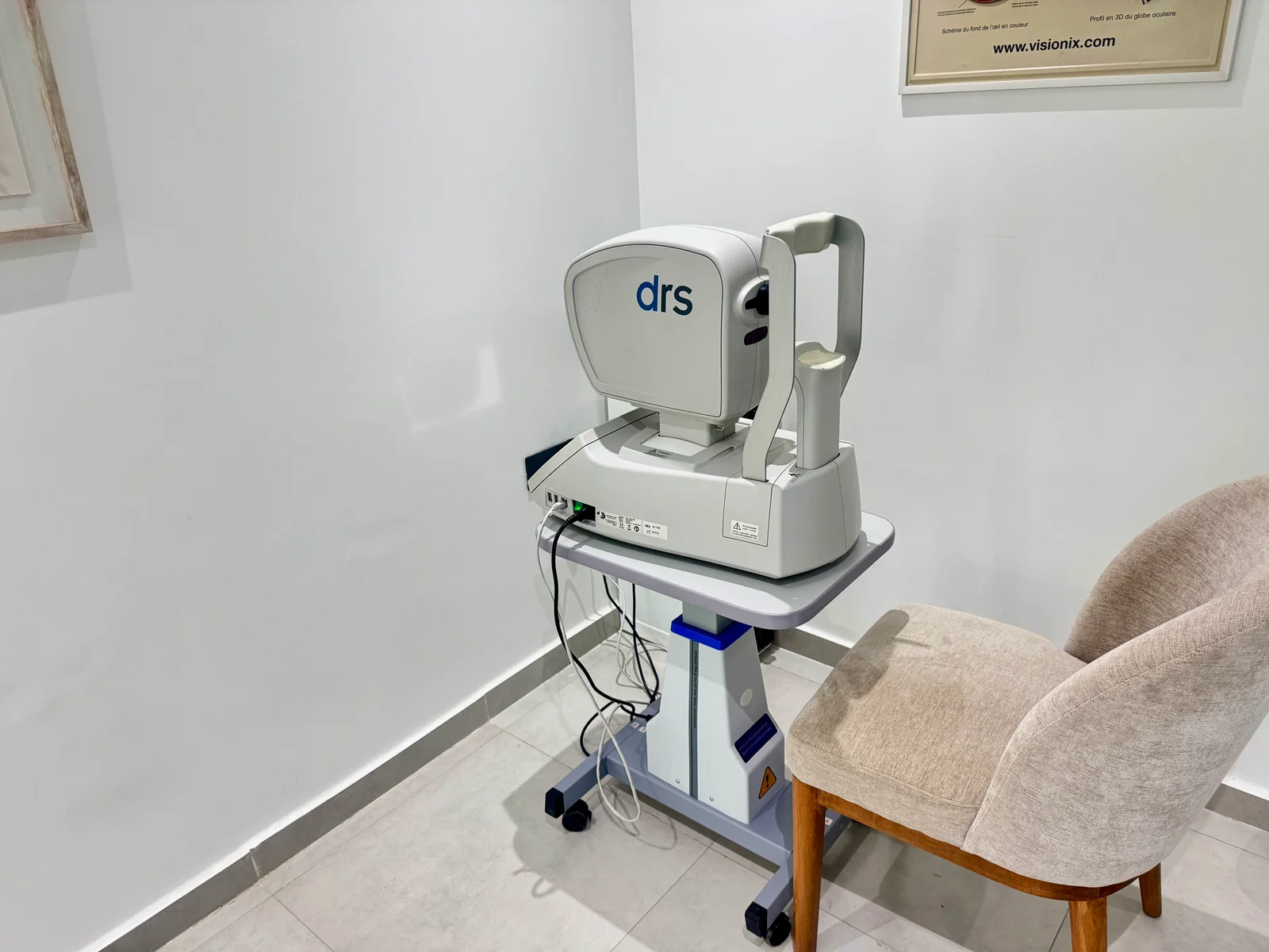 Rétinographe DRS présent au cabinet